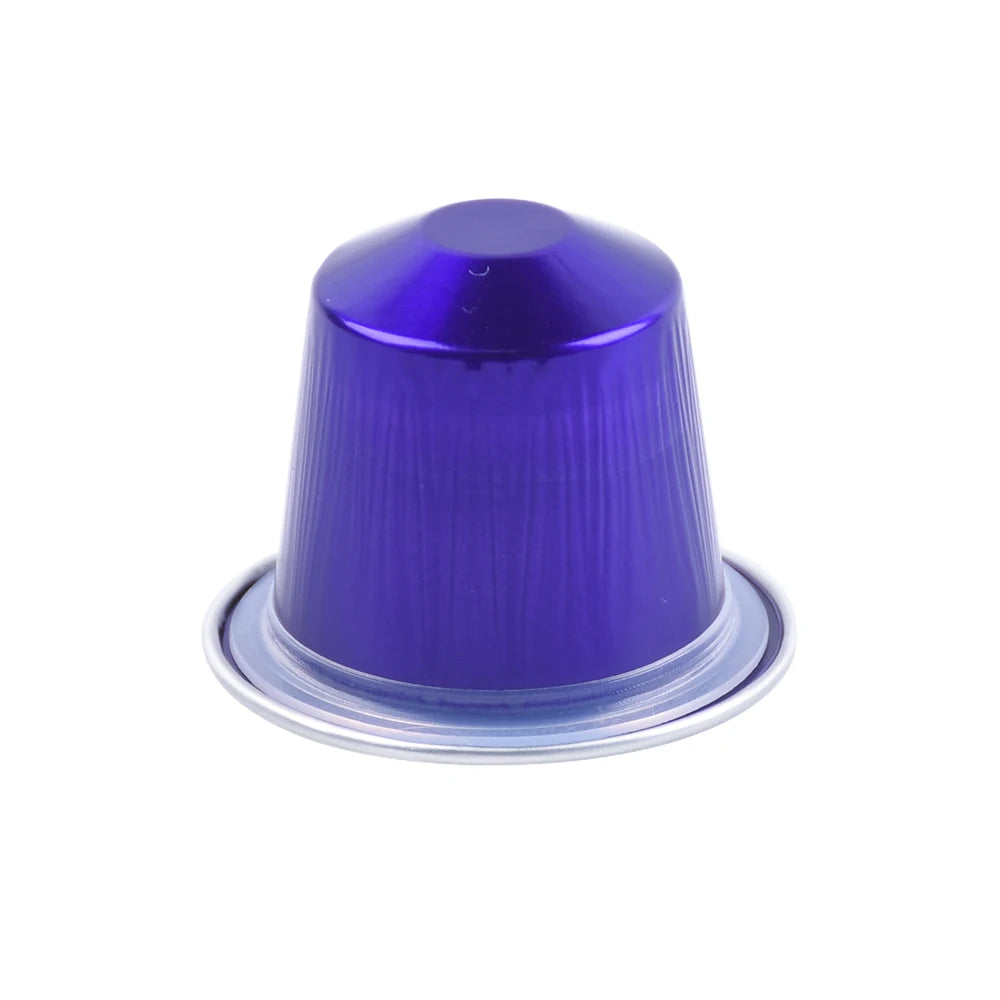 1000PCS Refillable Disposable Pods Nespresso Coffee Capsule Filter Cups with Non-sticker Aluminum Lids for Espresso Machine 37mm