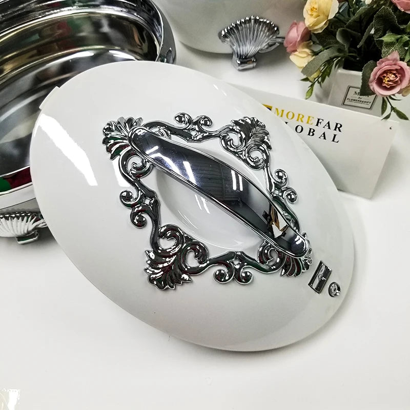 3Pcs/set 4 L / 5 L / 6L Lunch Box Plastic Thermal Container Food Warmer Ramadan Party Preservation Storage Family Wedding