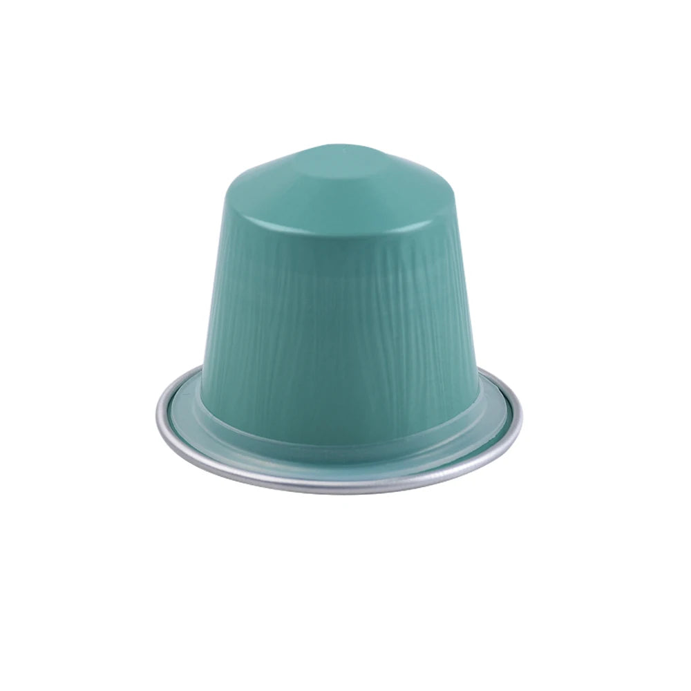 1000PCS Refillable Disposable Pods Nespresso Coffee Capsule Filter Cups with Non-sticker Aluminum Lids for Espresso Machine 37mm