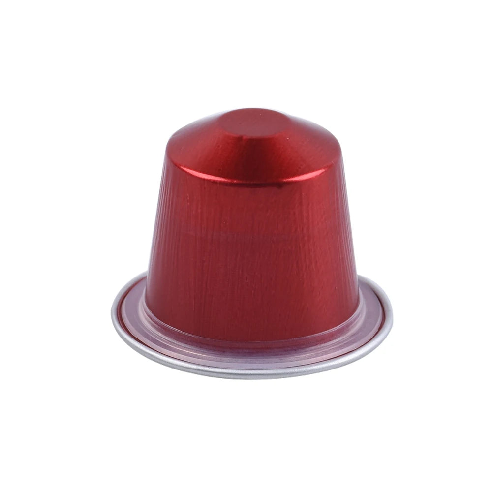 1000PCS Refillable Disposable Pods Nespresso Coffee Capsule Filter Cups with Non-sticker Aluminum Lids for Espresso Machine 37mm