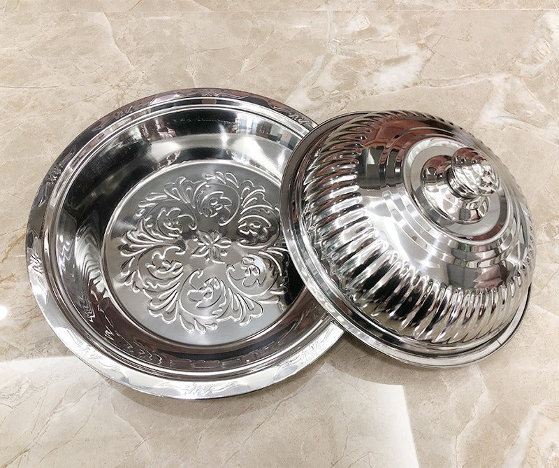 3/4/6/21/28PCS Double-Deck Stainless Steel Silver Pots Sets Cuisine Lunchboxes Food Container Heat Preservation Insulation Box