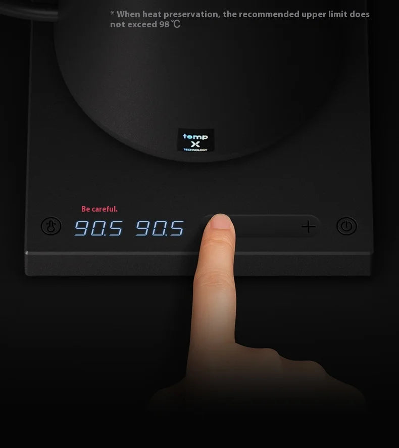 IN Stock Timemore Fish Pro X Electric Pour Over Kettle 900ml220v Fine Mouth Temperature Control Competition Hand Brew Coffee Pot