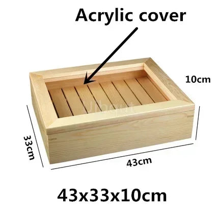 Japanese cuisine wooden sashimi Sushi box with lid fish salmon boxs wooden boxs beef plate box restaurant tableware food storage