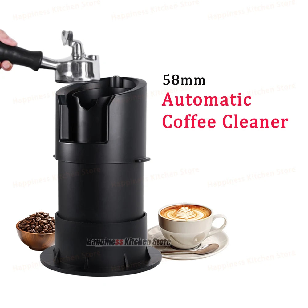 Commercial Auto Coffee Portafilter Cleaner 58mm Electric Coffee Filter Cleaner Coffee Machine Cleaner Cafe Equipment
