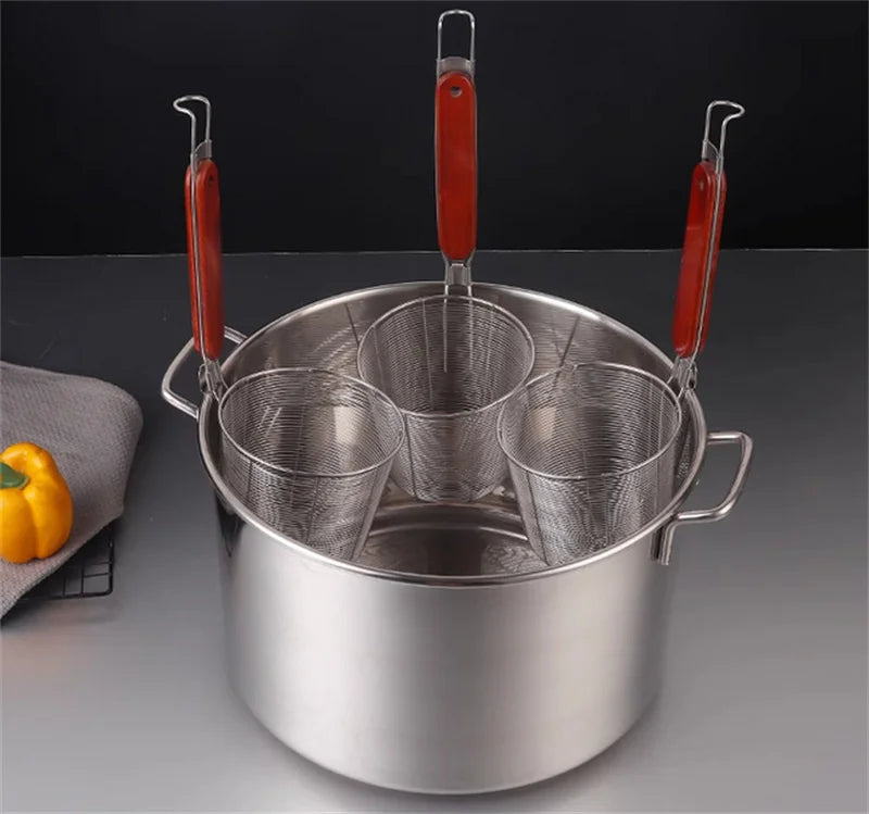 cooking noodle pot stainless steel large capital soup pot bucket Food drawer dumpling cooker tray steamed instant pot accessorie