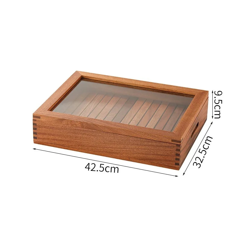 Japanese cuisine wooden sashimi Sushi box with lid fish salmon boxs wooden boxs beef plate box restaurant tableware food storage