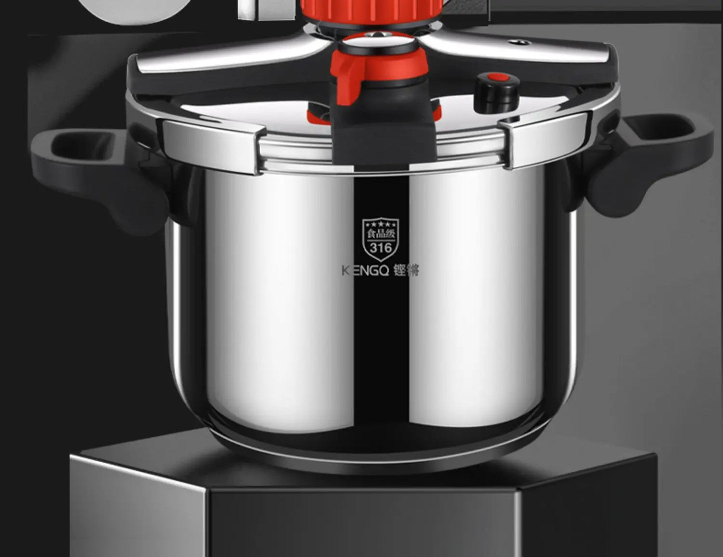 Thickened Pressure Cooker for Home Use, 316 Stainless Steel, Anti-Explosion, Gas and Induction Cookers Compatible