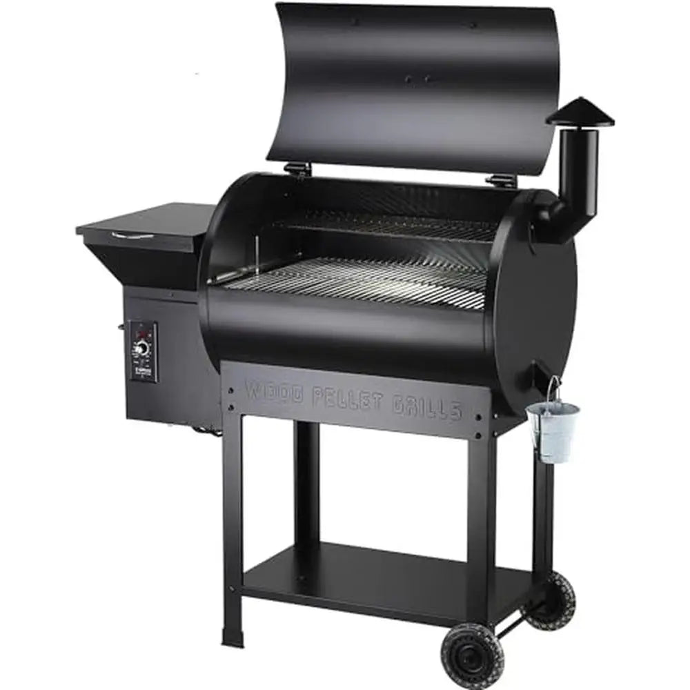 Ultimate 8-in-1 Wood Pellet Grill & Smoker 700sq in Cooking Area Auto Temp Controls BBQ Bake Roast Smoke Grill Sear Char-Grill