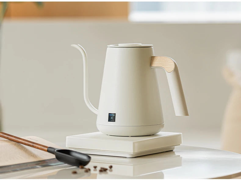 IN Stock Timemore Fish Pro X Electric Pour Over Kettle 900ml220v Fine Mouth Temperature Control Competition Hand Brew Coffee Pot