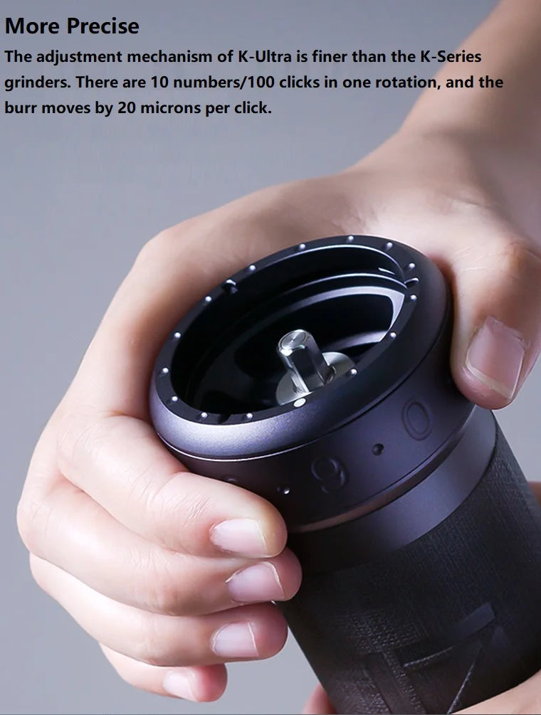 New 1Zpresso Kultra Manual Coffee Grinder foldable handle portable coffee grinder coffee mill grinding manual coffee