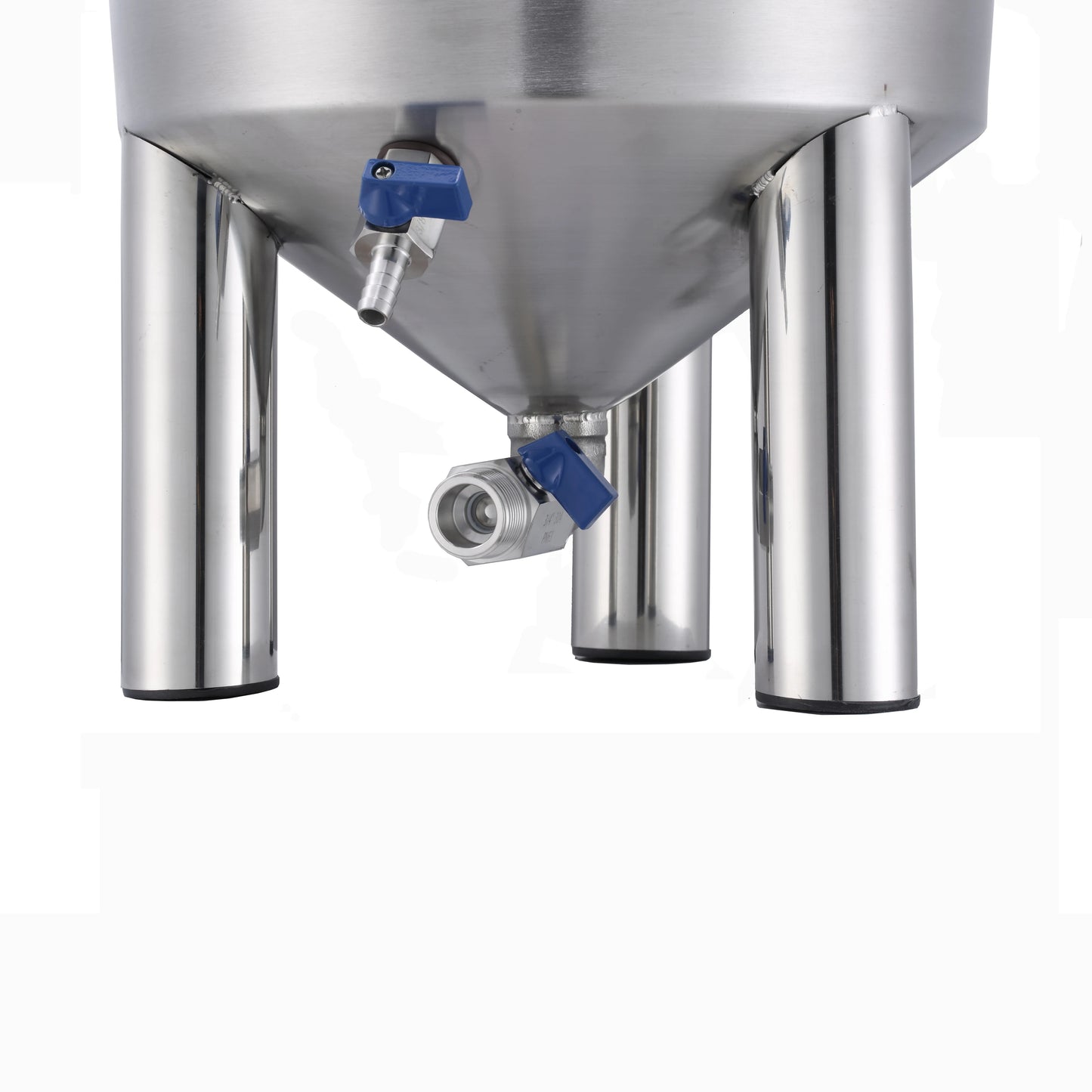 Stainless Steel Fermentation Tank - 35 liters Home Brewing Conical Fermenter - Tri-Clamp Fittingl - for Beer, Wine