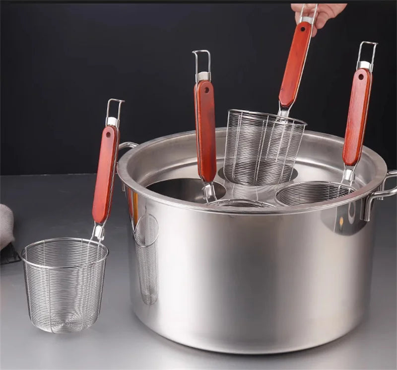 cooking noodle pot stainless steel large capital soup pot bucket Food drawer dumpling cooker tray steamed instant pot accessorie