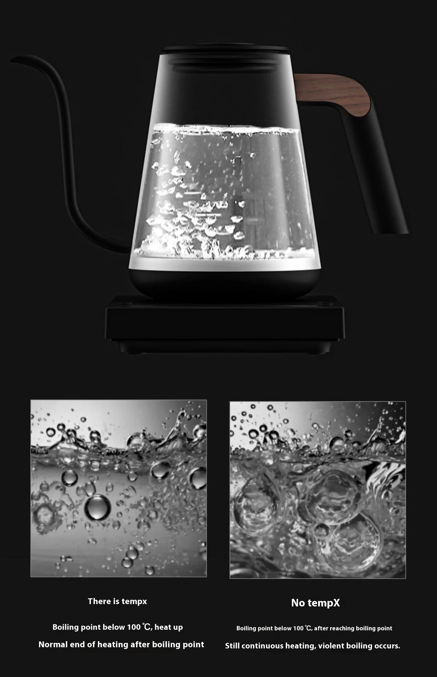 IN Stock Timemore Fish Pro X Electric Pour Over Kettle 900ml220v Fine Mouth Temperature Control Competition Hand Brew Coffee Pot