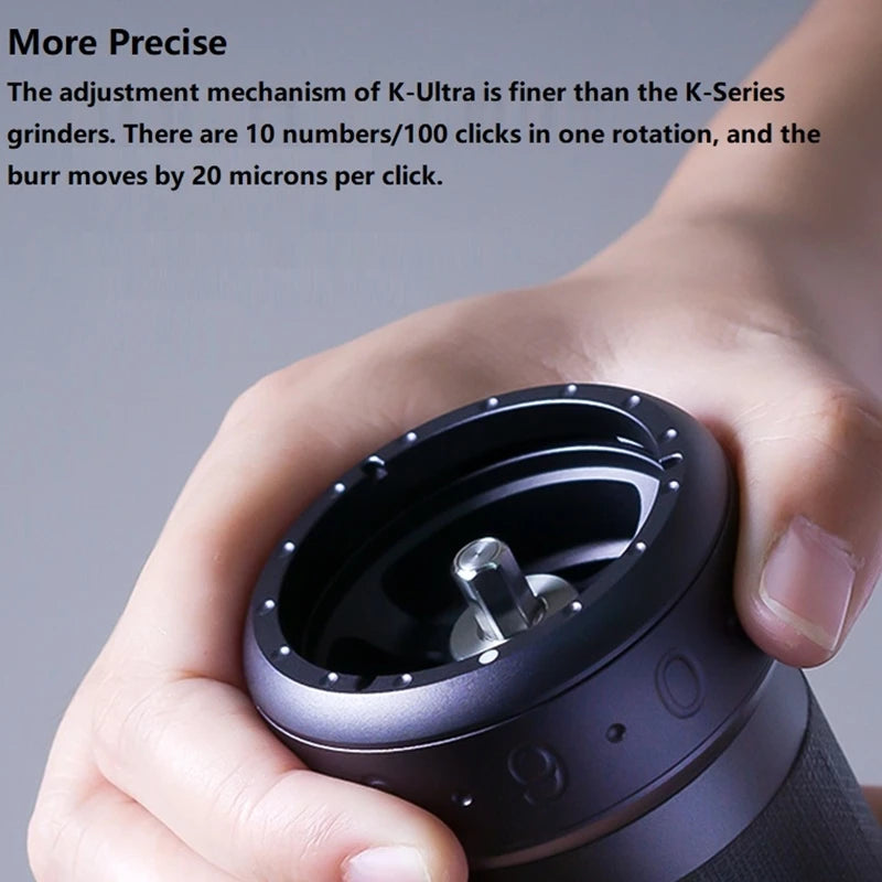 New 1Zpresso Kultra Manual Coffee Grinder foldable handle portable coffee grinder coffee mill grinding manual coffee