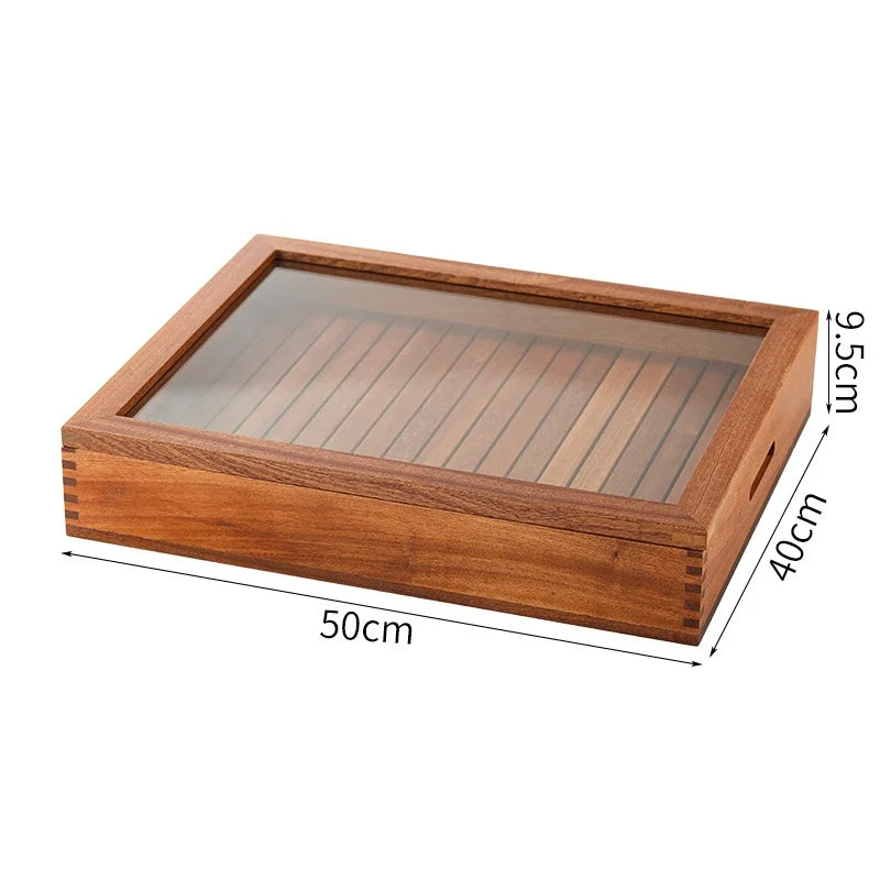 Japanese cuisine wooden sashimi Sushi box with lid fish salmon boxs wooden boxs beef plate box restaurant tableware food storage