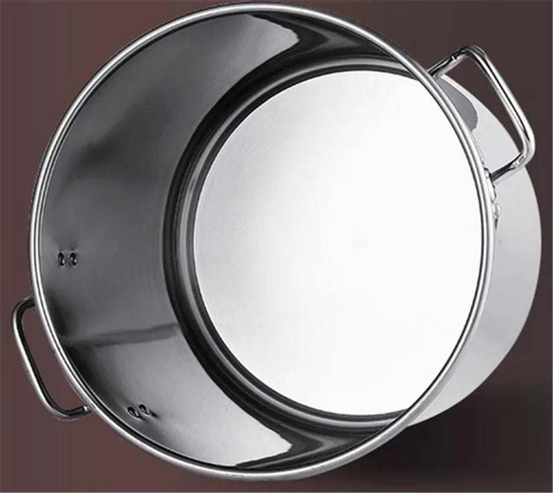 304 stainless steel pot faucet dispenser Large big capacity water storage bucket barrel soup bucket with lid soup pot cookware