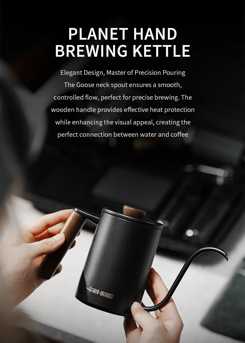 MHW-3BOMBER Pour Over Coffee Kits with Dripper Coffee Pot Coffee Grinder Scale Portable Handbag Outdoor Barista Christmas Gifts
