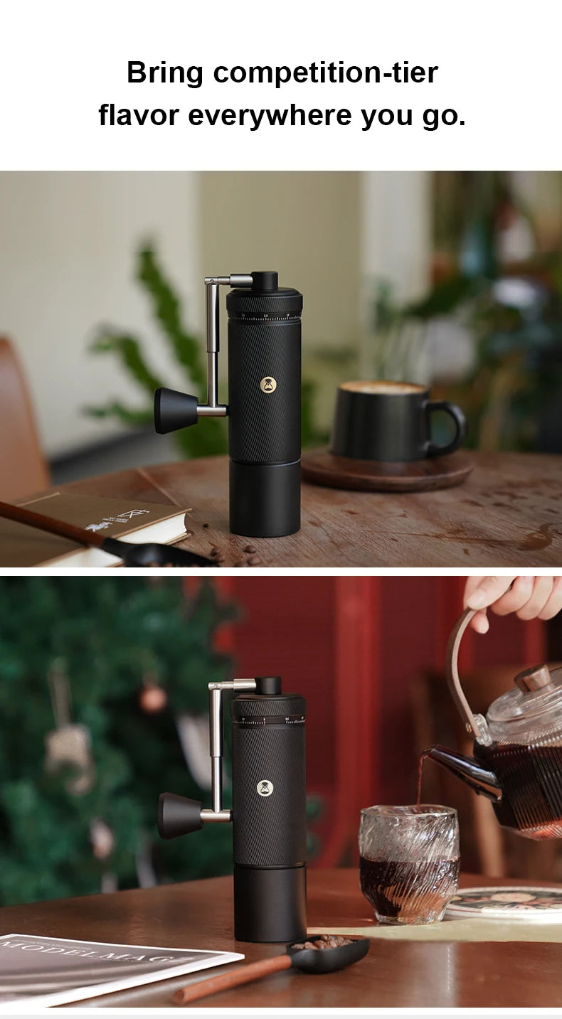 TIMEMORE S3 ESP Manual Coffee Grinder External Adjustment SUS420-EI Grinding Burr Hand Brewed Coffee Mill