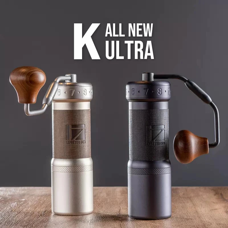 New 1Zpresso Kultra Manual Coffee Grinder foldable handle portable coffee grinder coffee mill grinding manual coffee