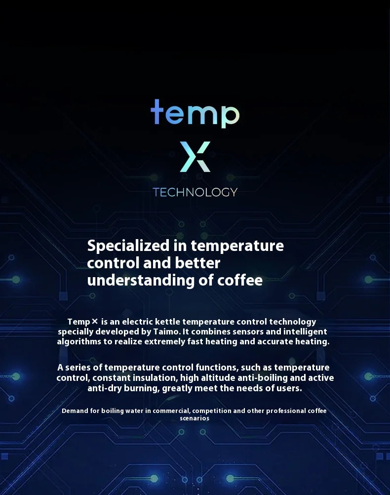 IN Stock Timemore Fish Pro X Electric Pour Over Kettle 900ml220v Fine Mouth Temperature Control Competition Hand Brew Coffee Pot