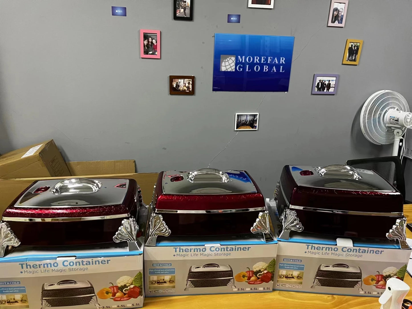 Plastic Lunchboxes for Food Warmer, Durable and Versatile, Fresh Preservation Heat, Ramadan Event, 4 L, 5 L, 6L, 3Pcs Set
