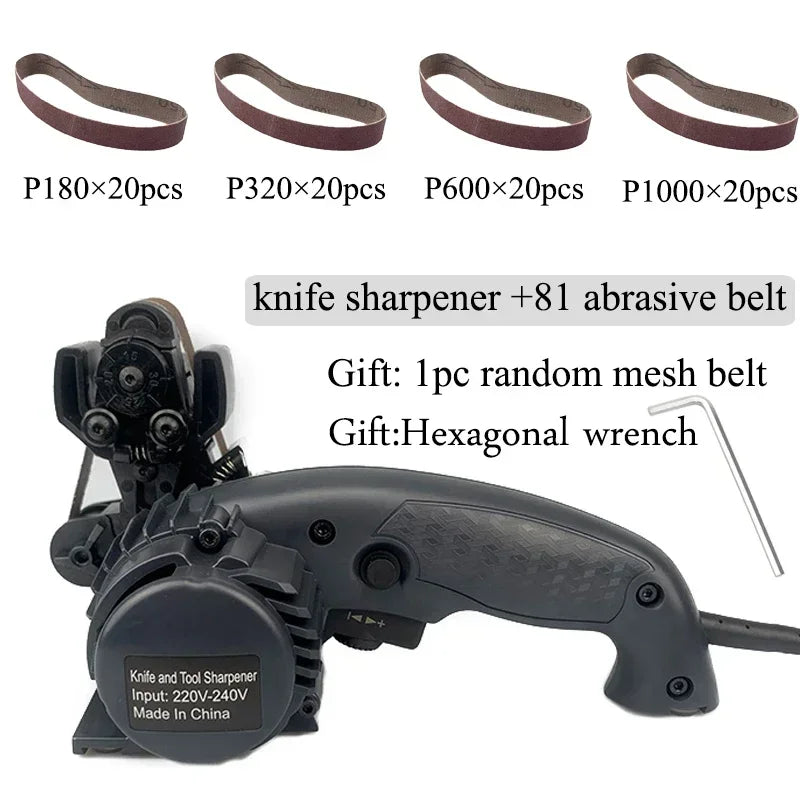Work Sharpen Electric Knife Sharpener Belt Orbital Sander DIY Polishing Grinder Adjustable Speed Machine Apex Edges Blade System