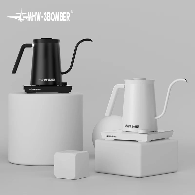 MHW-3BOMBER Smart Electric Coffee Kettle Precise Temperature Control Gooseneck Kettles Pour Over Coffee Home Barista Accessories