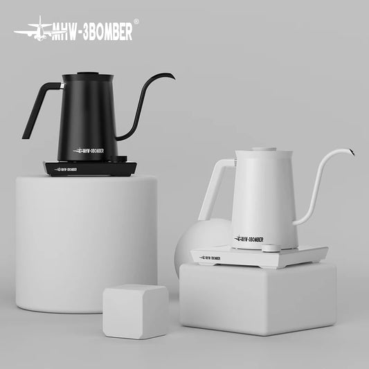 MHW-3BOMBER Smart Electric Coffee Kettle Precise Temperature Control Gooseneck Kettles Pour Over Coffee Home Barista Accessories