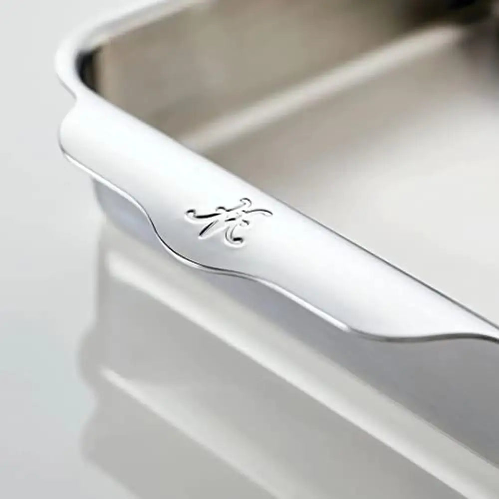 Stainless Steel Baking Sheet Set 5-Piece Ovenware Collection Triple-Bonded Aluminum Core Brushed Surface Warp-Resistant 18"x13"