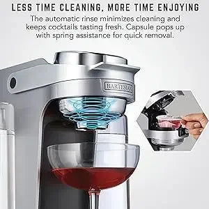 Professional Bartesian Machine, 5 Premium Glass Bottles, 55306