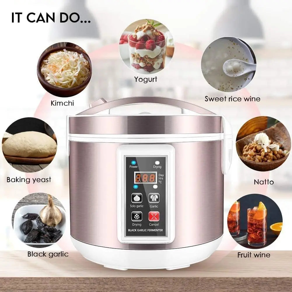 6L Black Garlic Fermenter Full Automatic Intelligent Control Garlic Manufacturer Health Food Maker Several Garlic  Diy Stoves