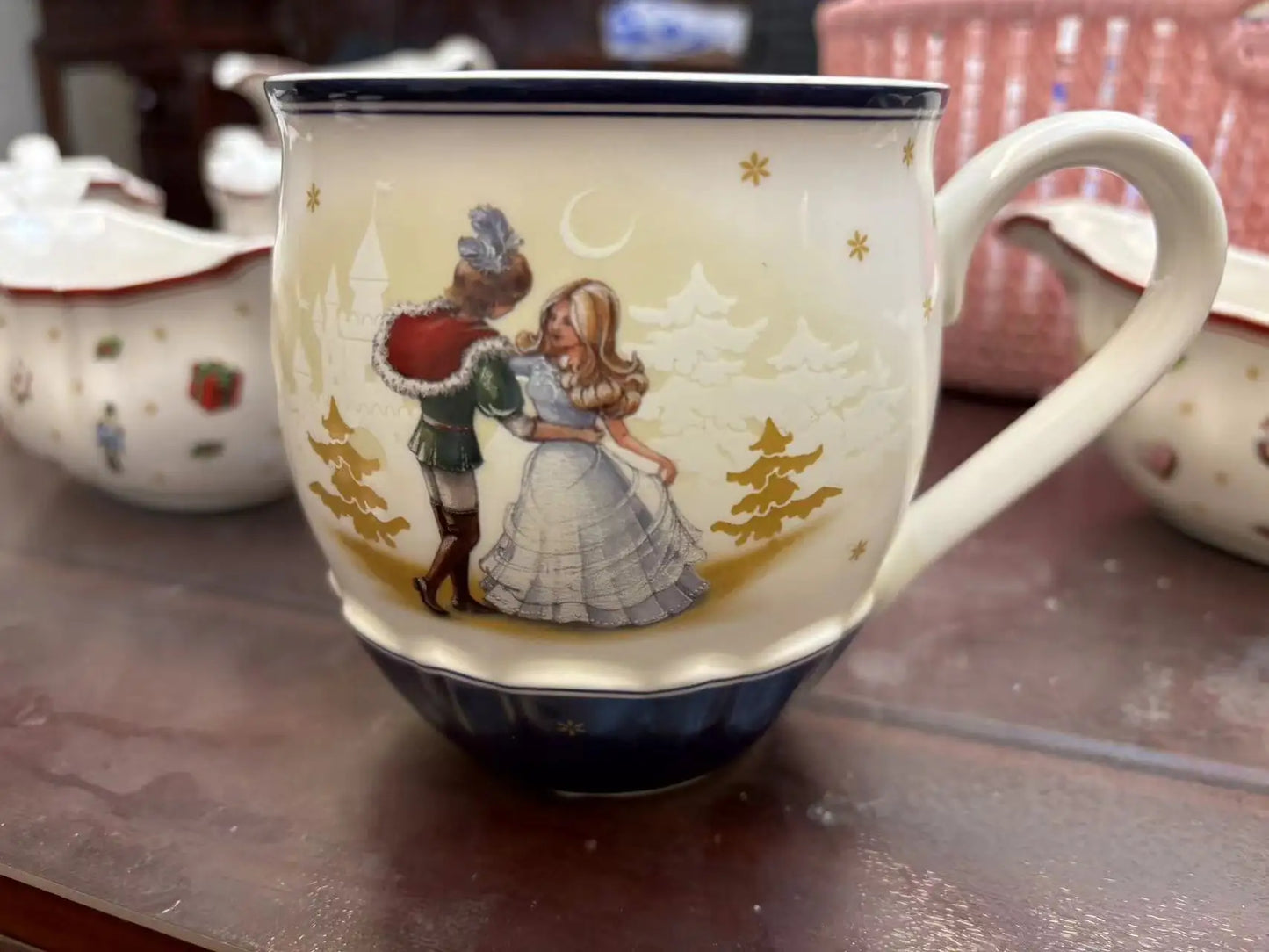 German V Bao Tableware Christmas Biscuits Plate Dish Rectangular Plate Mug Plate Salad Dish Dessert Plate Fruit Holder Plates
