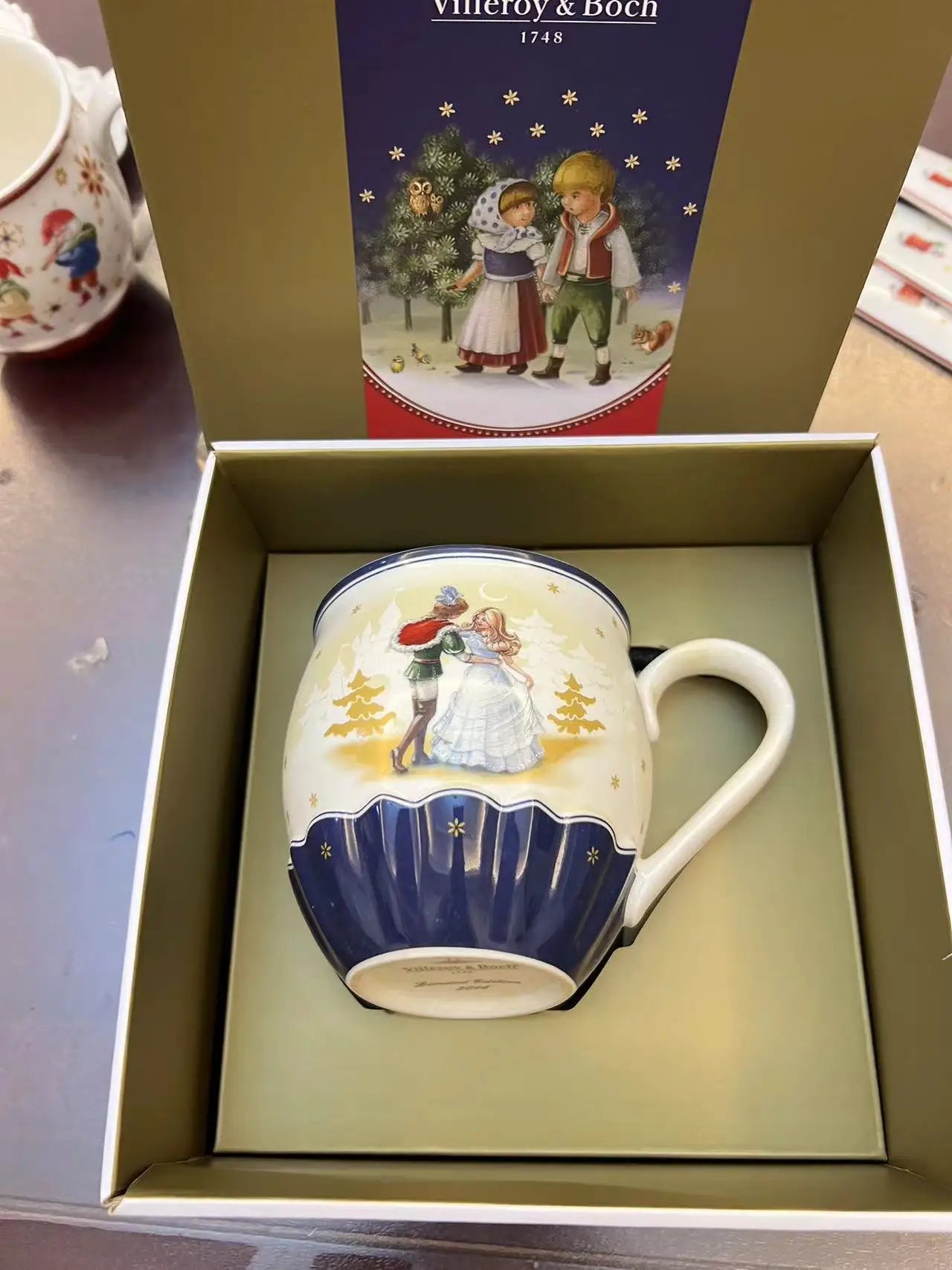 German V Bao Tableware Christmas Biscuits Plate Dish Rectangular Plate Mug Plate Salad Dish Dessert Plate Fruit Holder Plates