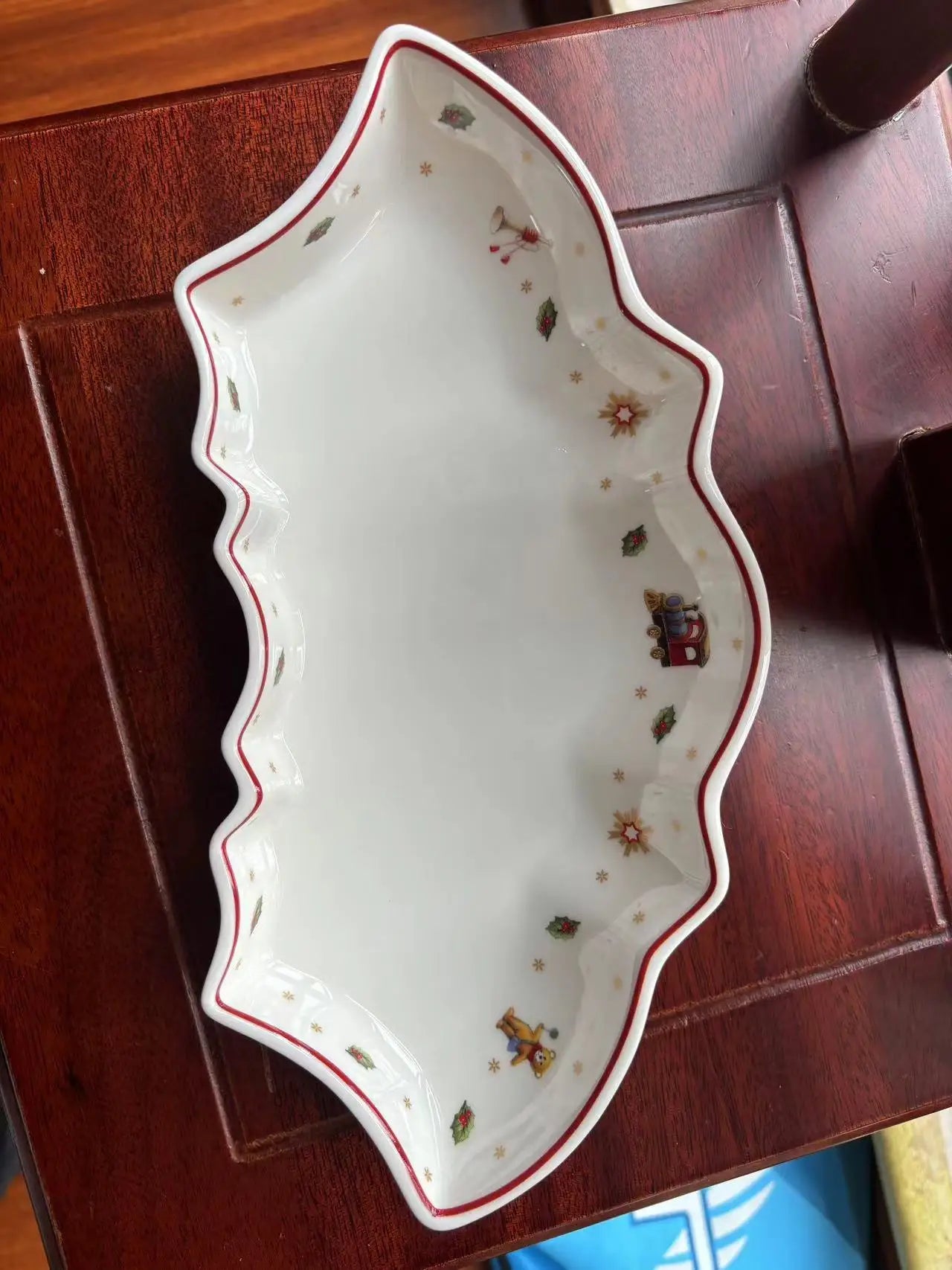 German V Bao Tableware Christmas Biscuits Plate Dish Rectangular Plate Mug Plate Salad Dish Dessert Plate Fruit Holder Plates