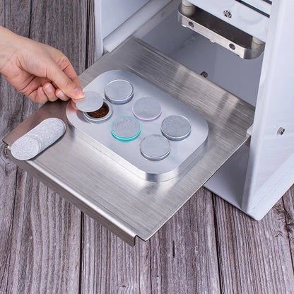 1000PCS Refillable Disposable Pods Nespresso Coffee Capsule Filter Cups with Non-sticker Aluminum Lids for Espresso Machine 37mm