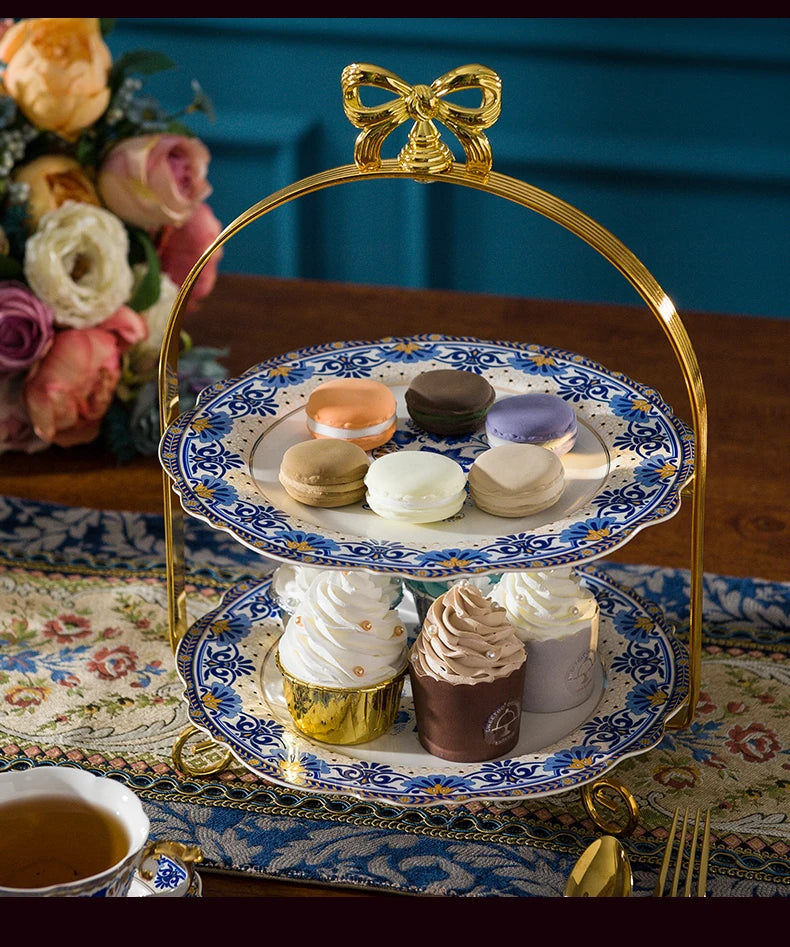 English Bone China Coffee Cup Set European tea set ceramic afternoon flower tea cup plate Italian black tea home American