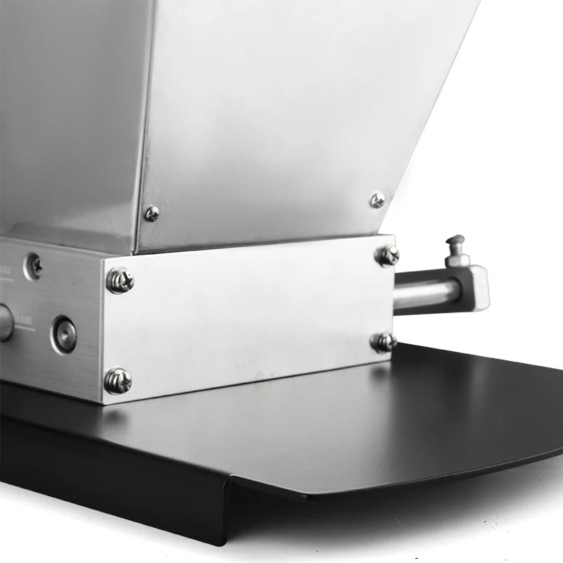 7.7LB Manual Malt Mill 2 Roller Stainless Steel Grain Crusher With Metal Base for Wheat Corn,Compatible with Electric Drill