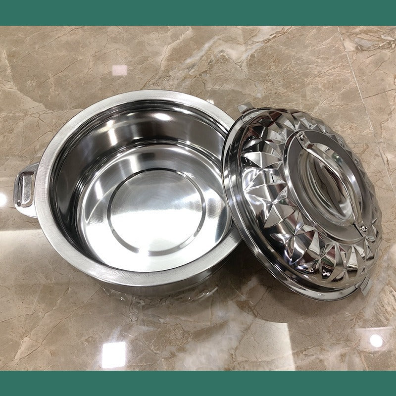 3/4/6/21/28PCS Double-Deck Stainless Steel Silver Pots Sets Cuisine Lunchboxes Food Container Heat Preservation Insulation Box