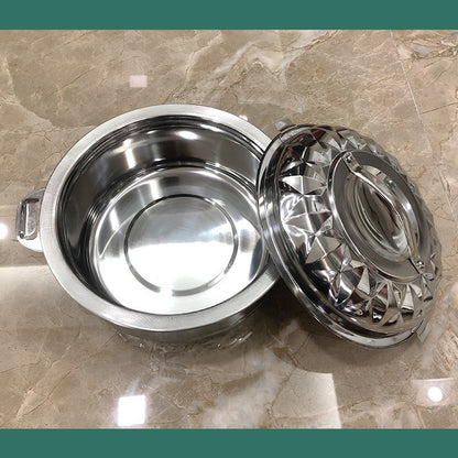 3/4/6/21/28PCS Double-Deck Stainless Steel Silver Pots Sets Cuisine Lunchboxes Food Container Heat Preservation Insulation Box