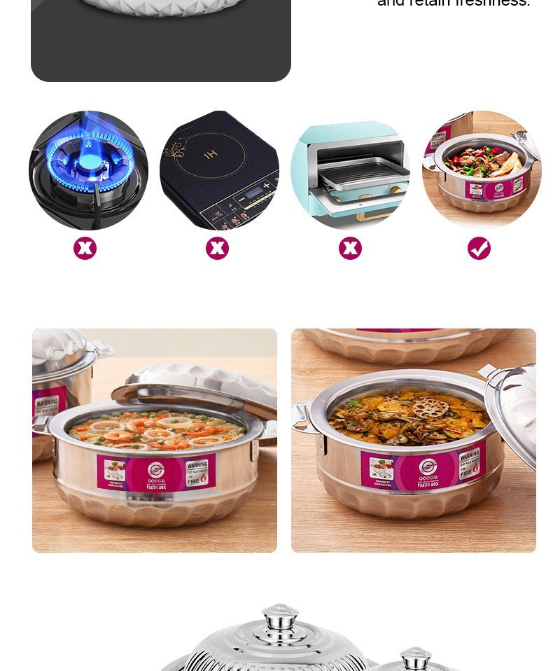 3/4/6/21/28PCS Double-Deck Stainless Steel Silver Pots Sets Cuisine Lunchboxes Food Container Heat Preservation Insulation Box