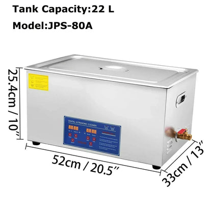 VEVOR 1.3L 2L 3L 6L 10L 15L 22L 30L Ultrasonic Cleaner Lave-Dishes Portable Washing Machine Diswasher Ultrasound Home Appliances