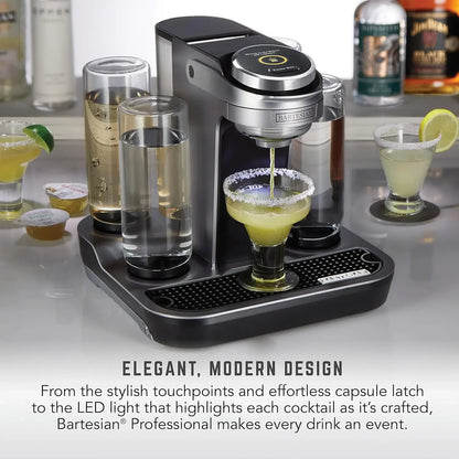 Professional Bartesian Machine, 5 Premium Glass Bottles, 55306