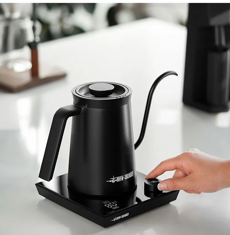 MHW-3BOMBER Smart Electric Coffee Kettle Precise Temperature Control Gooseneck Kettles Pour Over Coffee Home Barista Accessories