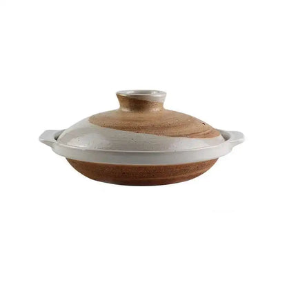 Japanese Clay Casserole Stew Pot Domestic Gas Casserole Soup Pot Open Fire Shallow Pot Ceramic Rice Cooking Pan For Gas Stove