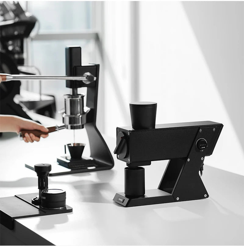 MHW-3BOMBER F74 Navigator Electric Grinder Flat Burr Set Coffee Grinder with 90 Stepless for Espresso & Pour Over Home Cafe Tool