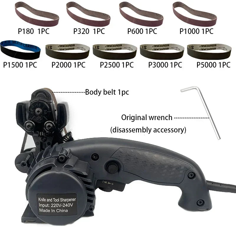 Work Sharpen Electric Knife Sharpener Belt Orbital Sander DIY Polishing Grinder Adjustable Speed Machine Apex Edges Blade System