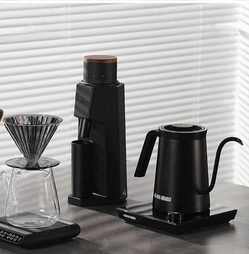 MHW-3BOMBER Smart Electric Coffee Kettle Precise Temperature Control Gooseneck Kettles Pour Over Coffee Home Barista Accessories