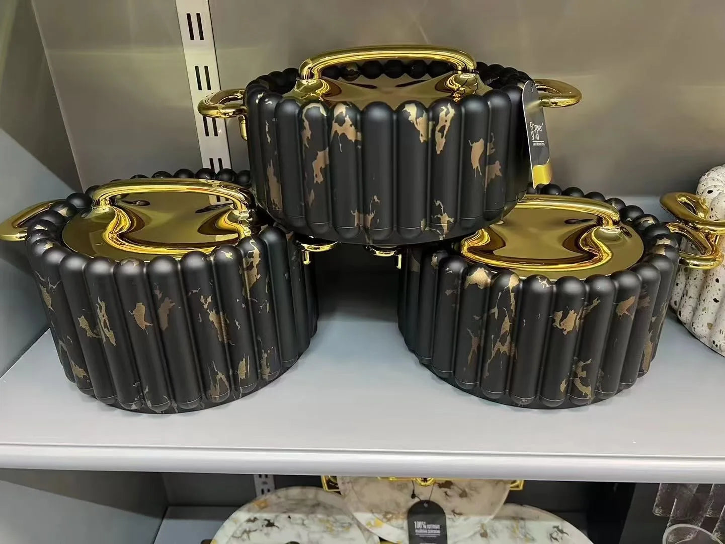 3PCS Food Insulated Box Double Layer Insulated Box with Columns 1.5L-2L-2.5L Food Heater Buffer Serving Set casserole Food Warme