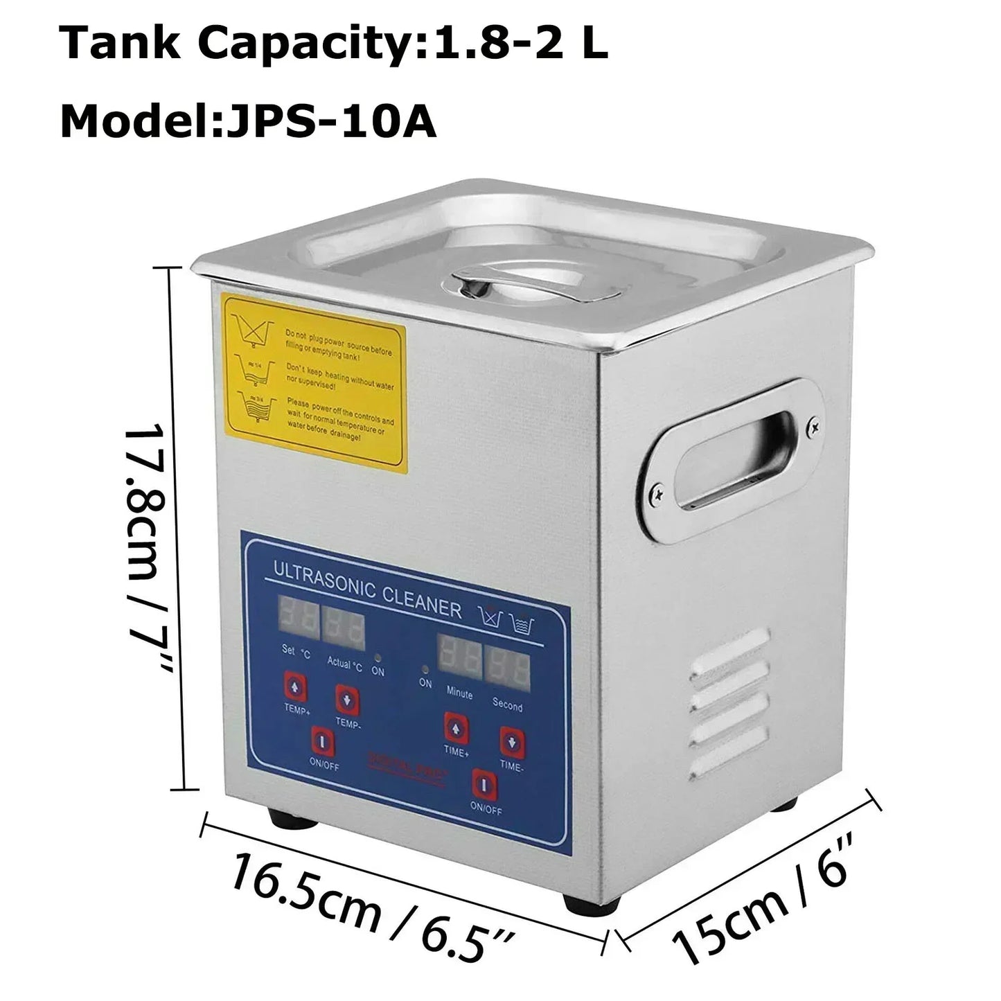 VEVOR 1.3L 2L 3L 6L 10L 15L 22L 30L Ultrasonic Cleaner Lave-Dishes Portable Washing Machine Diswasher Ultrasound Home Appliances