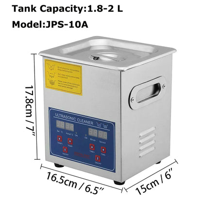 VEVOR 1.3L 2L 3L 6L 10L 15L 22L 30L Ultrasonic Cleaner Lave-Dishes Portable Washing Machine Diswasher Ultrasound Home Appliances